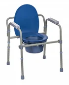 Akcesoria dla osób starszych i niepełnosprawnych - Krzesło toaletowe składane 3w1 - miniaturka - grafika 1