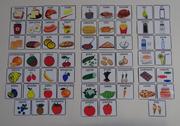 Szyldy i rozety - Bystra Sowa Żywność / Śniadanie, Obiad, Podwieczorek, Kolacja, Owoce, Warzywa - piktogramy 378 - miniaturka - grafika 1