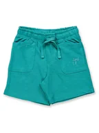 Spodenki damskie - Sense Organics Szorty "Maku" w kolorze turkusowym - miniaturka - grafika 1