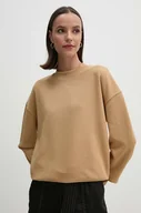Bluzy damskie - Calvin Klein bluza damska kolor beżowy gładka K20K207213 - miniaturka - grafika 1