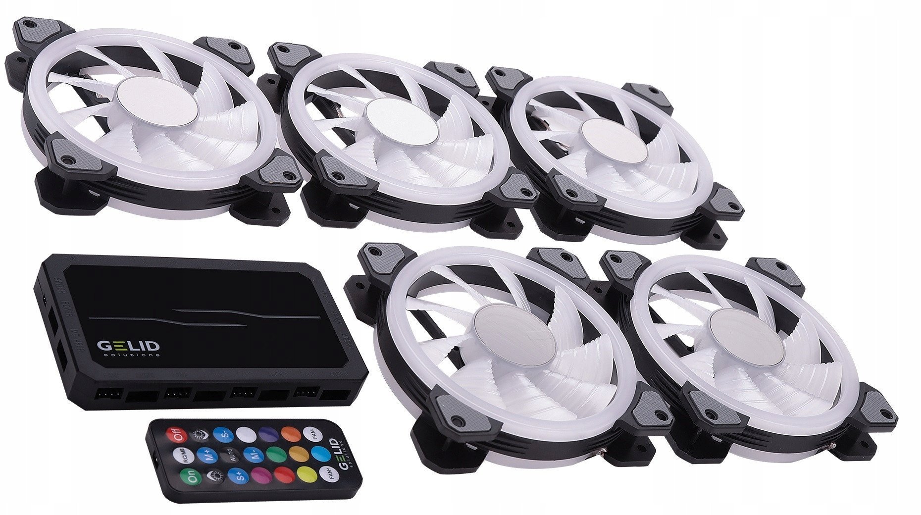 Gelid AMBER 8 Pro Bundle RF-RGB-MP-02