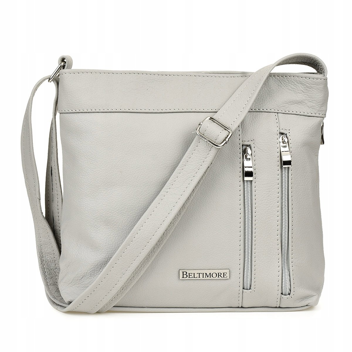 Torebka skórzana listonoszka damska pojemna elegancka foremna Beltimore