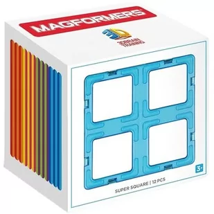 Magformers 3D Super kwadraty 12 elementów - Klocki - miniaturka - grafika 2