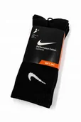 Skarpetki męskie - Skarpety długie czarne NIKE rozmiar 43-46 3 pary (10317) - miniaturka - grafika 1