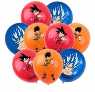 Balony i akcesoria - Balon Balony Dragon Ball 12szt Doku Vegeta Happy Birthday - miniaturka - grafika 1
