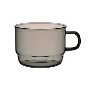 Hario Colors Stacking Mug Cup Szklany kubek szary 300 ml - kubek - Kubki - miniaturka - grafika 1