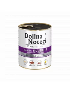 Dolina Noteci Premium Pies Królik i żurawina Puszka 800g - Mokra karma dla psów - miniaturka - grafika 2