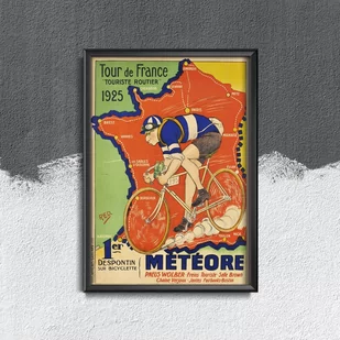 Plakat retro do salonu Tour de France - Plakaty Plakat retro do salonu Tour de France - Plakaty - miniaturka - grafika 1
