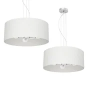 Lampy ścienne - Milagro Lampa sufitowa ALBION BIEL BAWEŁNA 3xE27 MLP7512 - miniaturka - grafika 1