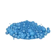 Dodatki do ciast w proszku - Posypka cukrowa perłowa Królewski błękit perełki niebieskie 1 kg - miniaturka - grafika 1