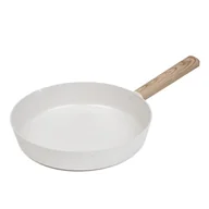 Patelnie - Patelnia LOREBURN z powłoką ceramiczną śmietankowa 28 cm HOMLA - miniaturka - grafika 1