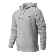 Bluzy sportowe męskie - Bluza New Balance MT23602AG - szara - miniaturka - grafika 1