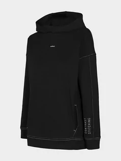 Bluzy damskie - Outhorn Bluza w kolorze czarnym - grafika 1