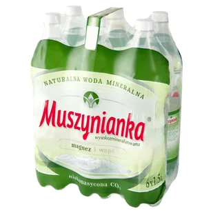 Muszynianka Woda mineralna wysokozmineralizowana 6 x 1,5L - Woda - miniaturka - grafika 1