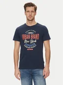 Koszulki męskie - Blend T-Shirt 20717759 Granatowy Regular Fit - miniaturka - grafika 1