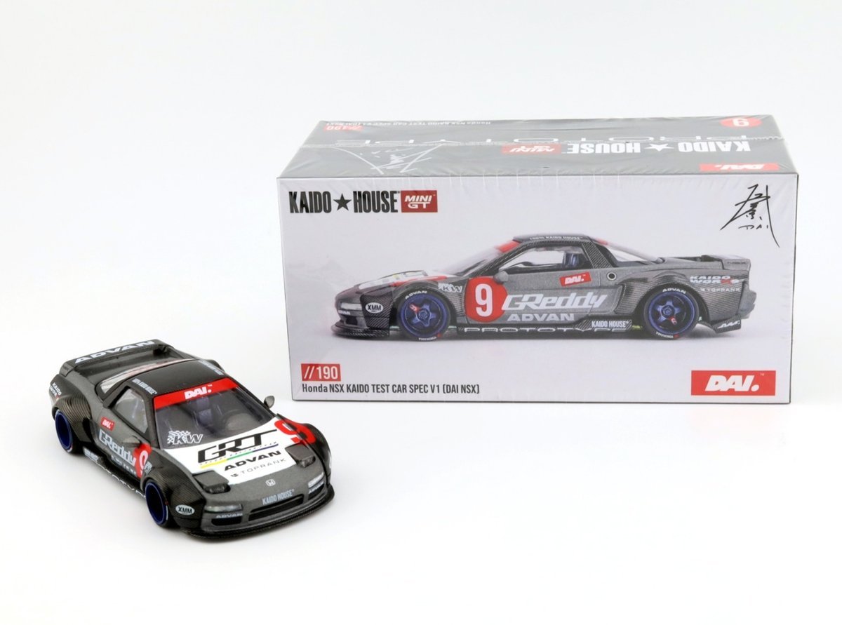 MINI GT Kaido House 190 Honda NSX Kaido Test Car Spec V1 MiniGT KHMG190