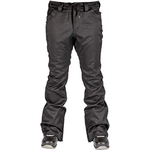 L1 damskie spodnie HEARTBREAKER TWILL WPNT'20, czarne, S - Spodnie damskie - miniaturka - grafika 1