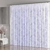 Firany - Firanka żakardowa gotowa Goria na taśmie 500x250 cm biała - miniaturka - grafika 1