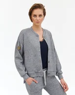 Swetry damskie - Bomberka sweterkowa wełna - miniaturka - grafika 1