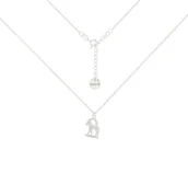 Naszyjniki - Srebrny choker pancerka ze znakiem zodiaku Koziorożec - miniaturka - grafika 1