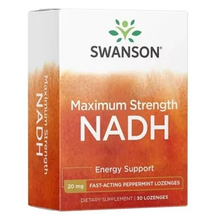 SWANSON NADH 20mg - (30 tab) - Witaminy i minerały dla sportowców - miniaturka - grafika 1