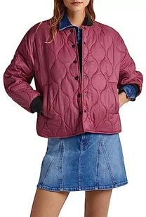 Pepe Jeans Damska spódnica w kwiaty Natasha, Czerwony (Crushed Berry), L - Spódnice - miniaturka - grafika 1