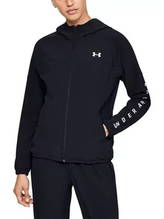 Under Armour Kurtka sportowa w kolorze czarnym - Kurtki i kamizelki sportowe damskie - miniaturka - grafika 1