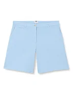 Spodenki damskie - Tommy Hilfiger Damskie szorty chinosy Co Blend, Błękitny statek, 62 - miniaturka - grafika 1