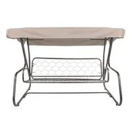Huśtawki - Daszek do huśtawki ogrodowej 214 x 122 cm uniwersalny cappuccino D031-15CW PATIO - miniaturka - grafika 1