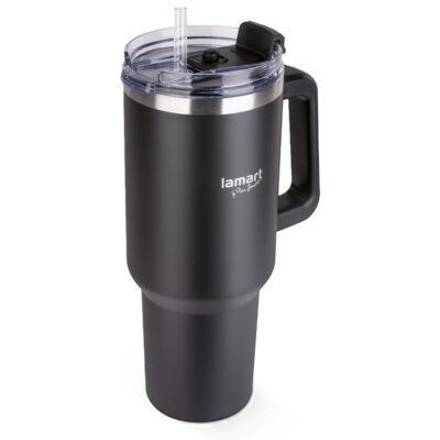 Kubek termiczny LAMART LT4091 Czarny 900 ml