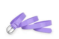 Paski - Pasek damski klasyczny fioletowy lakier 2 cm - miniaturka - grafika 1