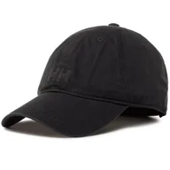 Czapki damskie - Czapka z daszkiem Helly Hansen Logo Cap 38791 Czarny - miniaturka - grafika 1