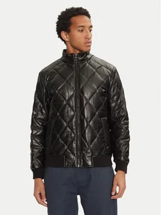 Guess Kurtka z imitacji skóry M4BL28 WGJ60 Czarny Regular Fit - Kurtki męskie - miniaturka - grafika 1