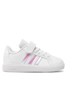 adidas Sneakersy Grand Court 2.0 El C IE3851 Biały - Buty dla dziewczynek - miniaturka - grafika 1