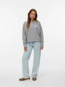 Bluzy damskie - Vero Moda Bluza w kolorze szarym - miniaturka - grafika 1