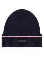 Czapki męskie - Tommy Hilfiger Czapka AM0AM13587 Granatowy - miniaturka - grafika 1