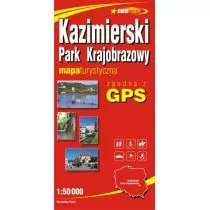 ExpressMap praca zbiorowa euromapa Kazimierski Park Krajobrazowy. Papierowa mapa turystyczna 1:50 000 - Atlasy i mapy - miniaturka - grafika 1