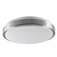 Lampy sufitowe - Kuchenny plafon Benedykt 326843 Polux metalowy srebrny biały - miniaturka - grafika 1