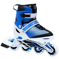 Rolki - Rolki regulowane SMJ sport BS-901MA Boy niebieskie - miniaturka - grafika 1