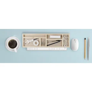 Półka / organizer biurka naturalna - Pudła i pojemniki do przechowywania - miniaturka - grafika 7