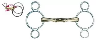 SPRENGER Wędzidło 3-ring KK ULTRA wielokrążek 18mm - Akcesoria jeździeckie - miniaturka - grafika 1