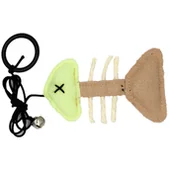 Zabawki dla kotów - Barry King Barry King Fluorescencyjny szkielet ryby 10 x 6 cm - miniaturka - grafika 1