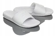 Klapki i japonki damskie - Klapki Damskie Nike Benassi Jdi Całe Białe R-38 - miniaturka - grafika 1