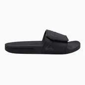 Klapki i japonki męskie - Klapki męskie Quiksilver Rivi Slide Adjust black/grey/black WYSYŁKA W 24H 30 DNI NA ZWROT - miniaturka - grafika 1