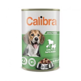 Calibra Adult Dog Lamb, Beef, Chicken 1240g- mokra karma w puszce dla psa - Mokra karma dla psów - miniaturka - grafika 1
