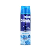 Kosmetyki do golenia - Gillette Series 3x Action Sensitive Cool pianka do golenia 200ml - miniaturka - grafika 1