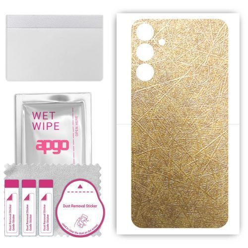 folia naklejka skórka strukturalna na TYŁ do Samsung Galaxy M55 5G - Tkanina Włókno - apgo SKINS