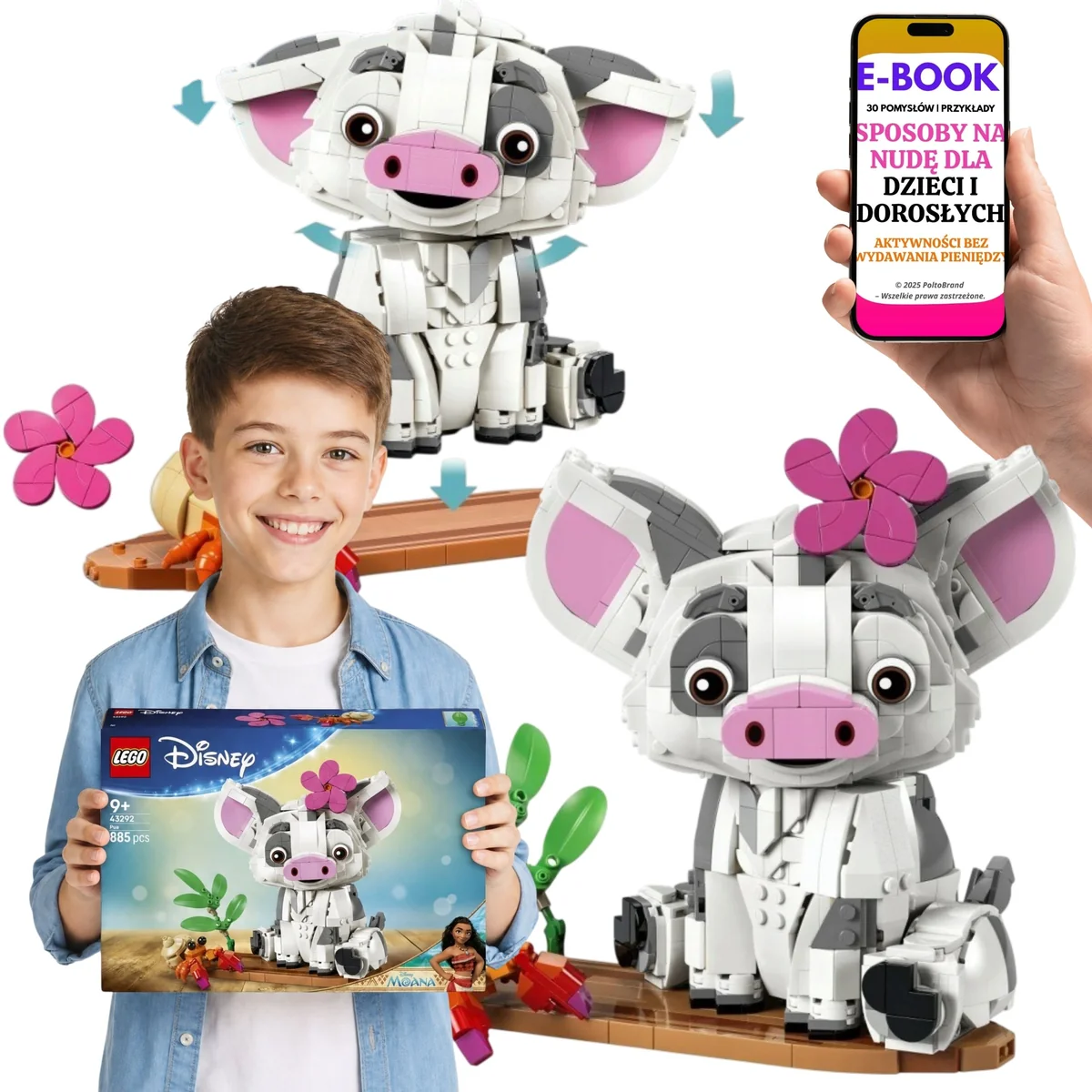 LEGO DISNEY PRINCESS Pua 9 lat+ 43292 Dla Fana Księżniczki Disneya