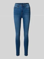 Spodnie damskie - Jeansy z wysokim stanem o kroju skinny fit model ‘CALLIE’ - miniaturka - grafika 1