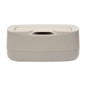 Chusteczki nawilżane - BEBE-JOU Pojemnik na mokre chusteczki Silk Taupe - miniaturka - grafika 1